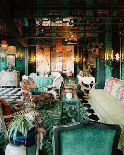 Print Armchair, Bar Restaurant Design, Maximalist Interior Design, Architecture Restaurant, Minimalistic Interior, Interior Boho, Maximalist Interior, Living Room Photos, Boho Interiors