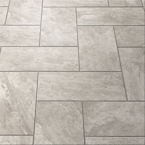 Style Selections TRAILDEN Gray Matte Ceramic Tile at Lowes.com Tile Patio Floor, 12x24 Tile, Entryway Tile, Stone Tile Flooring, Exterior Tiles, Exterior Wall Tiles, Tile Layout, Ceramic Floor Tile, Travertine Floors