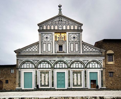 Villa San Michele Florence, Mountain Monastery, San Miniato Al Monte, Sforza Castle Milan, San Miniato, Visoki Decani Monastery, Cubism Art, Cubism, Florence