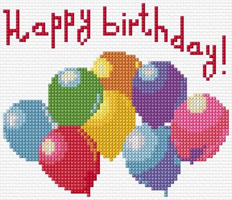 Birthday Cross Stitch Patterns Free, 70th Birthday Cross Stitch, Happy Birthday Cross Stitch Pattern Free, Cross Stitch Birthday Card Patterns Free, Cross Stitch Cards Birthday, Cross Stitch Happy Birthday Pattern, Happy Birthday Cross Stitch, Birthday Card Cross Stitch Patterns, Cross Stitch Calculator