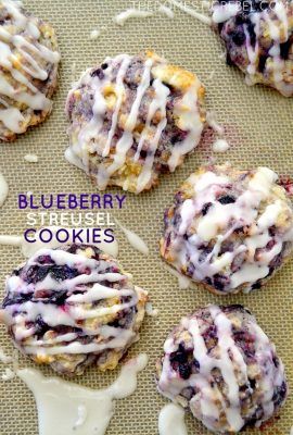 Recipes From Cake Mixes, Oat Cookie Recipes, Molasses Cookie Recipes, Blueberry Muffin Tops, Streusel Cookies, Muffin Mix Recipe, Blueberry Muffin Topping, Blueberry Muffin Mix, Molasses Cookie