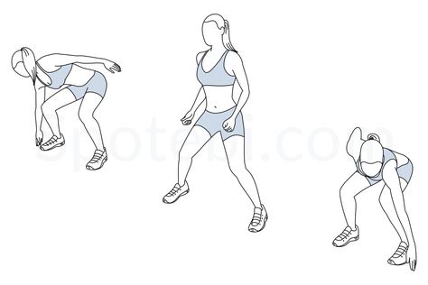 Side shuffle exercise guide with instructions, demonstration, calories burned and muscles worked. Learn proper form, discover all health benefits and choose a workout. What Is Cholesterol, Hip Flexor Exercises, Dynamic Warm Up, Dynamic Stretching, Oblique Workout, High Cholesterol Levels, Cholesterol Remedies, Cholesterol Lowering Foods, Calories Burned