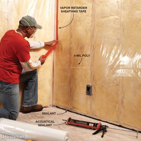 Interior Wall Insulation, Diy Insulation, Attic Insulation, Home Insulation, Home Fix, Storing Paint, Family Handyman, Diy Home Repair, Home Repairs