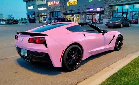 Pink Corvette Stingray, Corvette Stingray 1969, 2014 Corvette Stingray, Pink Corvette, 2014 Corvette, Pink Motorcycle, Pink Cars, Camaro Car, Corvette For Sale