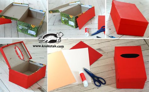 DIY Christmas Postbox - Santa Christmas Mailbox Ideas Diy, Family Crafts Preschool, Christmas Present Wrap, Santa Mailbox, Diy Mailbox, Diy Santa, Christmas Crafts For Kids To Make, Christmas Play, Noel Diy