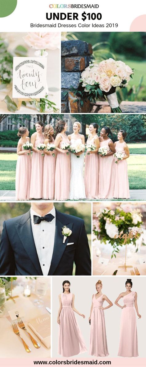 Spring Bridesmaid Dresses, Groom's Suit, Navy Wedding Flowers, Blush Pink Bridesmaids, Spring Wedding Bouquets, Bridesmaid Dresses Under 100, Blush Bridesmaids, Wedding Bouquets Pink, Blush Bridesmaid Dresses