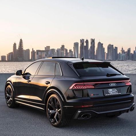 Dream Cars Audi, Luxury Cars Range Rover, Luxury Cars Audi, Audi Q8, Black Audi, Cool Car Accessories, Audi Sport, Audi Rs, Super Luxury Cars