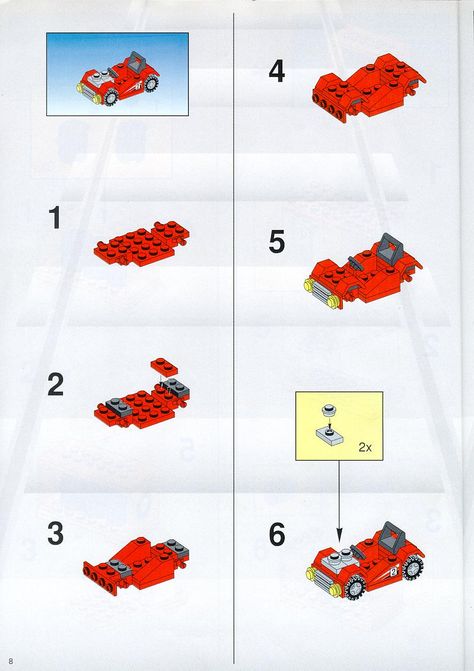 Lego Car Instructions, Lego Cars Instructions, Lego Plans, Lego Storage Organization, Lego Basic, Lego Tutorials, Car Book, Lego Challenge, Lego Vehicles