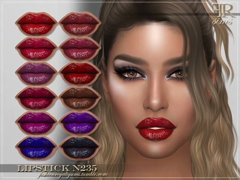 Red Glitter Lipstick, Sims 4 Makeup, Makeup Cc, Glitter Lipstick, Sims 4 Cc Makeup, Sims Games, Best Sims, Cc Finds, The Sims4