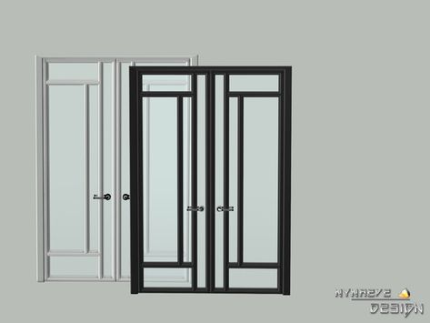 Altara Build Set - Double Glass Door Found in TSR Category 'Sims 4 Doors' Sim4 Furniture, Furniture Cc, Sims 4 Cheats, Sims 4 Kitchen, Die Sims 4, The Sims 4 Pc, Cc Furniture, Sims 4 Bedroom, Double Glass Doors