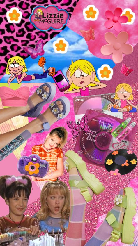 Lizzie Mcguire Aesthetic, 2000s Posters, 2000s Tv Shows, 2000s Party, Sweet Sixteen Birthday Party Ideas, Y2k Photos, 30th Party, Nostalgia Aesthetic, Bachelorette Ideas