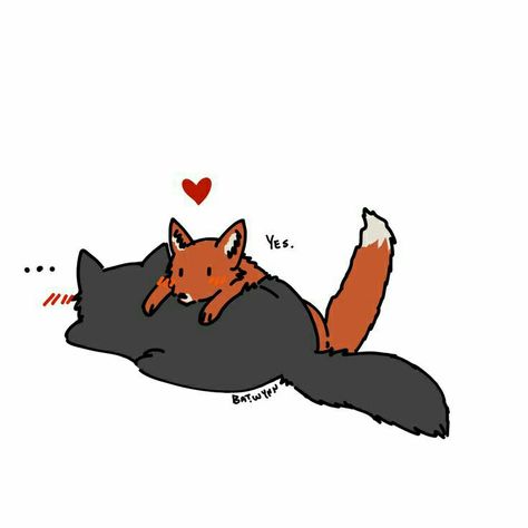 My boyfriend is definitely the fox and I'm the wolf Sterek Fanart, Teen Wolf Ships, Fox Drawing, Allison Argent, Scott Mccall, Derek Hale, Cute Animal Drawings Kawaii, Anime Wolf, Fox Art