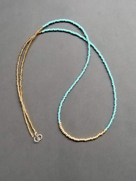 Turquoise Seed Bead Necklace, Multi Wrap Bracelet, Beaded Necklace Diy, Beaded Jewelry Designs, Bracelet Dainty, Bracelet Blue, Mom Jewelry, Handmade Jewelry Designs, Dainty Bracelets