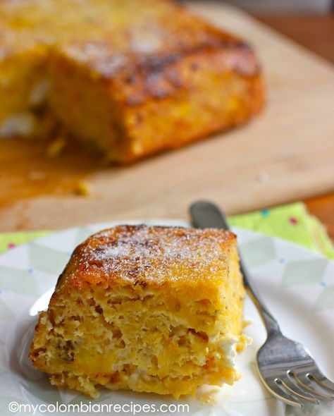 Colombian Desserts, Plantain Bread, Colombian Dishes, Colombian Recipes, Plantain Recipes, Ripe Plantain, Colombian Food, Ideas Food, Latin Food