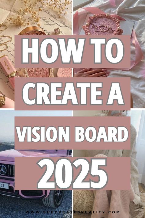 how to create a vision board manifestation law of attraction prayer board dream manifest love life dream life goals new year's resolution new year new me law of assumption magic attract wealth desire motivation motivational quotes Vision board 2025, vision board ideas, how to make a vision board, motivational vision board ideas, creative vision boards for success, aesthetic vision boards, vision board quotes, vision board for manifestation vision board for achieving goals, vision board  goals Modern Vision Board Ideas, How Make Vision Board, Creating A Vision Board Goal Settings, How To Create A Vision Board In Canva, Vision Board For House, How To Do A Vision Board How To Make, Materials For Vision Board, Template For Vision Board, Annual Vision Board