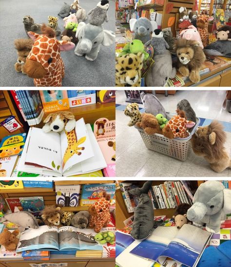 Stuffed Animal Sleepovers Promote Reading Stuffed Animal Sleepover, National Teddy Bear Day, Teddy Bear Day, Library Events, Library Inspiration, Elementary Library, Library Activities, Kids Library, Summer Reading Program