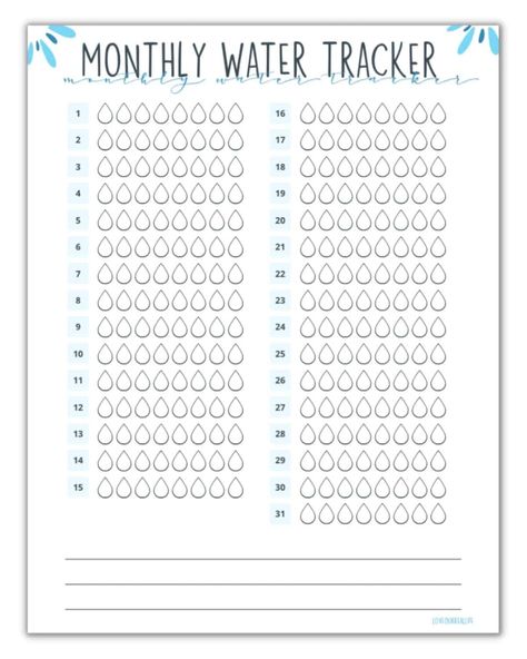 Start tracking your water intake today and form some healthy habits. With this free monthly water tracker printable, you can easily keep... Water Intake Chart Printable, Monthly Water Tracker, Water Intake Chart, Bujo 2025, Water Tracker Printable, Water Intake Tracker, Tracker Free, Water Tracker, Water Intake