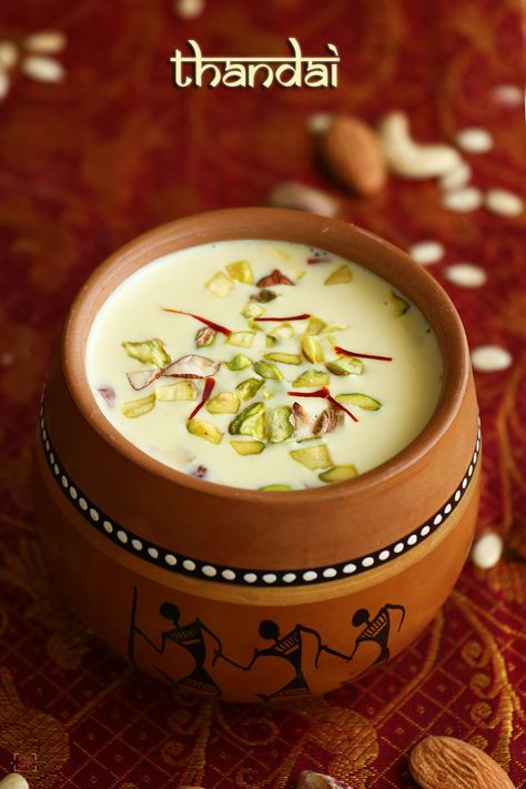 thandai recipe Thandai Recipes, Holi Recipes, Podi Recipe, Egg Masala, Breakfast Recipes Indian, Tastemade Recipes, Popular Drinks, Indian Dessert Recipes, Masala Recipe