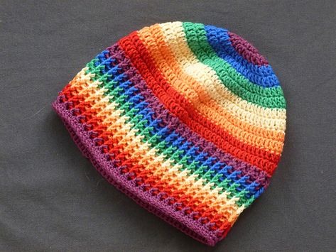 Ravelry: VerityG's The Return of Rainbow Beanie and Scarf! Crochet Hacks, Rainbow Beanie, Crochet Rainbow, Crochet Hack, Crochet Stitches For Blankets, Crochet Butterfly, Crochet Hat Pattern, Crochet Beanie, Crochet Scarves