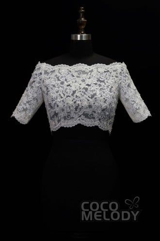 Cocomelody Accessories CX0015001 Wedding Dress Topper, Bridal Coat, Dress Topper, Wedding Party Accessories, Bolero Wedding, Bridal Bolero, Lace Bolero, Essense Of Australia, Bridal Jacket