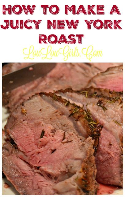 Ny Roast Recipe, New York Roast Recipe, New York Roast, Strip Roast Recipe, Strip Roast, New York Strip Roast, Prime Rib Roast Recipe, Sirloin Roast, Rib Roast Recipe