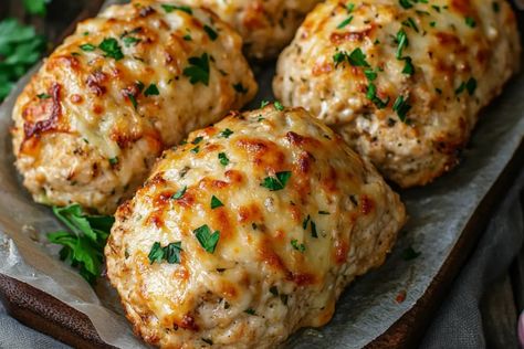 Garlic Parmesan Chicken Meatloaves - cookefast.com Garlic Parmesan Chicken Mini Meatloaves, Chicken Parmesan Mini Meatloaf, Garlic Parm Meatloaf, Garlic Parmesan Meatloaves, Ground Turkey Mini Meatloaf, Garlic Chicken Meatloaf, Parmesan Chicken Meatloaf, Garlic Parm Chicken Meatloaf, Mini Chicken Meatloaf