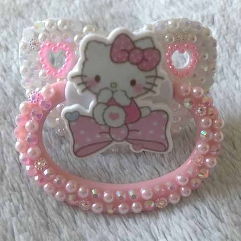 Kawaii Pacifier, Lil Space, Pet Regression, Space Things, Bling Pacifier, S Pictures, Baby Doll Nursery, Hello Kitty Baby, Princess Alice