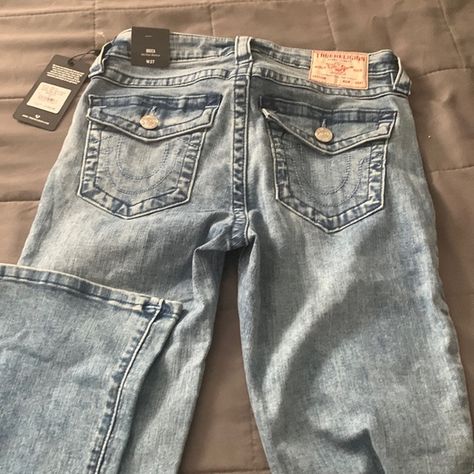 Shop conyvaldovinos's closet or find the perfect look from millions of stylists. Fast shipping and buyer protection. Brand new true religion jeans Gem Jeans, True Religion Outfits, True Religion Jeans Women, Pretty Pants, True Religion Pants, Clothes Jeans, Fits Clothes, Cute Jeans, Swaggy Outfits