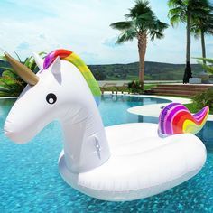 Which pool float are you? Obviously I got the unicorn because I'm a unicorn Pool Toys For Adults, Unicorn Pool Party, Inflatable Unicorn, Unicorn Pool Float, Unicorn Float, Swimming Pool Toys, Pool Floaties, Swimming Pool Floats, Inflatable Float