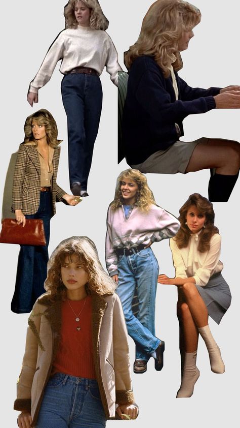 #80saesthetic #80soutfit Vintage Outfits Aesthetic 80s, 80s Fashion Staples, 1985 Aesthetic Outfits, How To Dress Like The 80s, Outfit Annee 80, 80s Girl Outfits, 80s Outfits Winter, 1985 Outfits, 80s Inspo Outfit