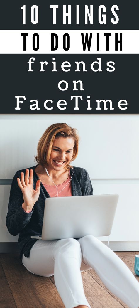 There are so many fun things to do over FaceTime with friends. This year, more and more people are connecting to loved ones over the Internet, but looking for ways to add to their conversations. Here are ten unique ideas to bring on the laughs and the memories. Things To Do Over Facetime, Facetime Sleepover, Things To Do On Ft, Challenges Ideas, Things To Do With Your Boyfriend, Student Apps, Air Clay Ideas, Best Friend Dates, Pulling An All Nighter