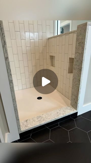 William Keith Dykes on Instagram: "Here we go, let’s Install a cultured marble shower base. If you’re like me and not a fan of tile in the bottom of a shower…check out this option! I use these a lot and they look amazing. 100% waterproof pan with fiberglass sides that sneak right under your Kerdi board or whatever you choose to install on the walls. It’s a One step installation & the best thing is there is No grout to clean! 

#gotitcoach #tile #tiledshower #showerpan #waterproof #nogrouttoclean #culturedmarble #pouredmarble #quicker #cleaner #faster #plumbing #nocaulk #nicecaulk #oatey" Shower Base With Tile Walls, Stone Shower Base, Kerdi Board, Cultured Marble Shower, Stone Shower, Marble Showers, Shower Base, Shower Pan, Cultured Marble