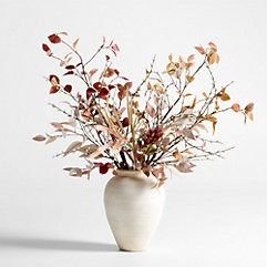 Artificial and Faux Plants, Flowers & Trees | Crate & Barrel Crate And Barrel Vases Decor, Barrel Flowers, Flowers In Vases, Artificial Floral Arrangements, Faux Floral Arrangement, Faux Flower Arrangements, Crate Barrel, Plants Flowers, Faux Plants