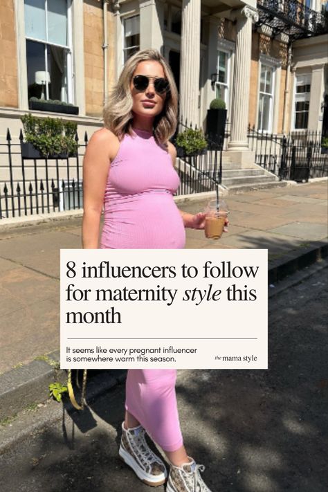 Looking for pregnant influencers to inspire your maternity wardrobe? We follow some of the most stylish celebs on The Mama Style 5 Months Pregnant Outfits, Pregnant Celebrities Fashion, Midsize Maternity Outfits, Pregnant Influencer, Celebrity Pregnancy Style, Day Wedding Outfit, Pregnant Street Style, Maximalist Outfit, Celebrity Maternity Style