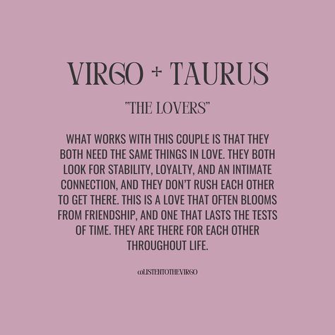 Virgo Love Compatibility + What Works 💞 #Listentothevirgo Virgo Taurus Love, Virgo And Taurus Relationship, Virgo X Taurus, Taurus And Virgo Relationship, Taurus Virgo Compatibility, Virgo In Love, Aquarius And Virgo, Virgo Love Compatibility, Virgo Men In Love