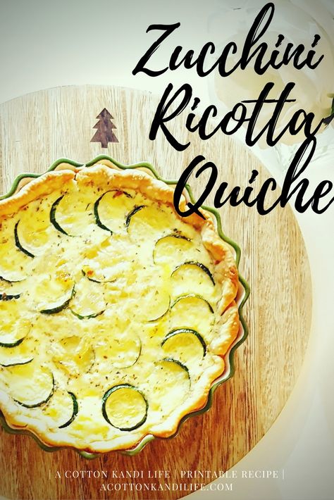 Ricotta Quiche Recipes, Perfect Quiche Recipe, Ricotta Quiche, Zucchini Quiche Recipes, Asparagus Quiche Recipes, Zucchini Dinner Recipes, Zucchini Ricotta, Parenting Blogs, Ricotta Recipes