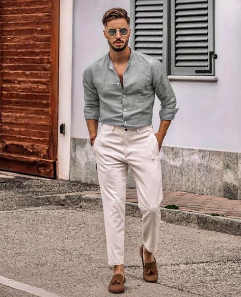 Summer Wedding Man Guest, Casual Summer Wedding Guest Outfit, Linen Men Outfit, Linen Pants Outfit Men, Linen Outfit Men, Summer Wedding Men, Mens Wedding Guest Outfit, Wedding Guest Outfit Men, Italy Spring