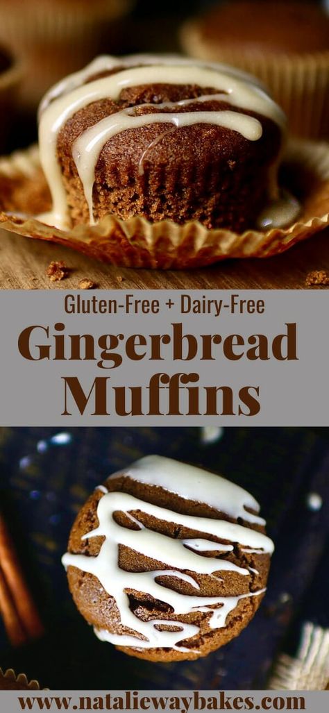 gluten-free gingerbread muffins Gingerbread Muffins Healthy, Gingerbread Muffins Recipe, Moist Gingerbread, Gf Muffins, Christmas Muffins, Alpha Gal, Muffins Gluten Free, Gingerbread Muffins, Gf Cookies