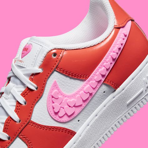 Valentine Shoes, Kitten Heels Sandals, Heart Lollipops, Nike Air Force 1 Outfit, Air Force 1 Outfit, Valentine Candy Hearts, Shoe Pics, Pretty Shoes Sneakers, Shoes 2023