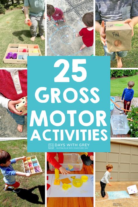 The best ways to get kids up and moving with gross motor play Preschool Outdoor Activities, Motor Skills Preschool, Gross Motor Activity, Physical Activities For Kids, New Years Activities, Gross Motor Activities, Autumn Activities For Kids, Motor Skills Activities, Development Activities