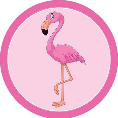 Flamingo Edible Cake Image Flamingo Topper, Flamingo Cupcakes, Flamingo Cake Topper, Flamingo Themed Party, Flamingo Cake, Cute Image, Edible Image Cake, Flamingo Party, Birthday Idea