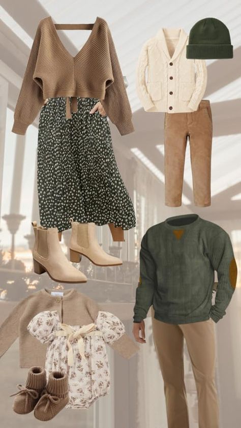 Kourtney J.'s Amazon Page Mom Outfit Family Photos, Spring Outfits 2025, Boho Family Photoshoot Outfit, His And Hers Outfits, Casual Cottagecore Outfits, Boho Family Photoshoot, Family Photos Winter, Family Photos Outfits, Traveling Outfits