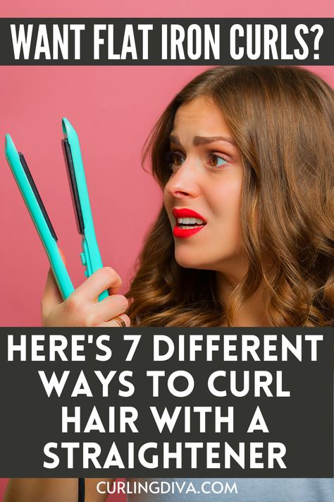 How To Use A Flat Iron For Waves, Tips For Curling Hair With Flat Iron, How To Straighten Your Hair Perfectly Flat Irons, How Can I Curl My Hair With A Straightener, Curl Flat Iron Tutorials, Best Curls With Straightener, Curl Your Hair With A Flat Iron, Flat Iron Hair Curling, How To Waves With Flat Iron