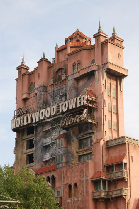 Hollywood Tower Hotel, Hollywood Studios, DisneyWorld, Florida Hollywood Tower Of Terror, Hollywood Tower Hotel, Disneyland World, Hollywood Tower, Disney World Rides, Hollywood Hotel, Pure Imagination, Legends And Myths, Disney World Florida