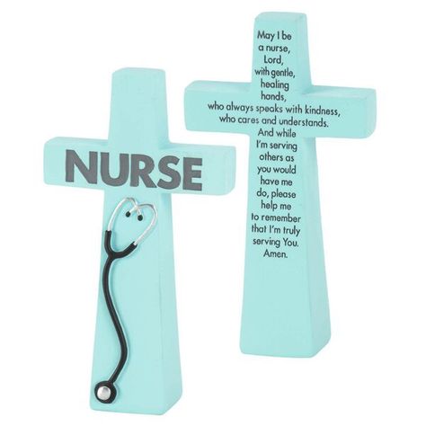 Maud Nurse Tabletop Cross Nurses Prayer, Coat Paint, Healing Hands, Christmas Central, Prayer Verses, Distressed Painting, Please Help Me, Meaningful Gifts, Red Barrel Studio