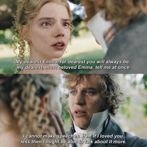 Emma Movie Quotes, Emma And Mr. Knightley 2020, Emma And Mr. Knightley, Emma Jane Austen Movie, Emma Movie, Emma. 2020, Jane Austen Movies, Emma Jane Austen, Jane Austin