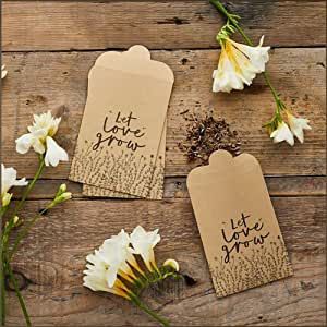 Plantable Wedding Favors, Seed Packets Favors, Seed Favors, Let Love Grow, Seed Wedding Favors, Favour Bags, Eco Wedding, Etsy Wedding Favors, Sustainable Wedding