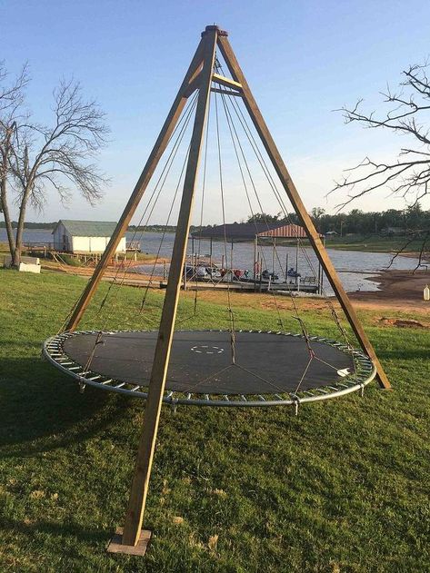 Trampoline pool