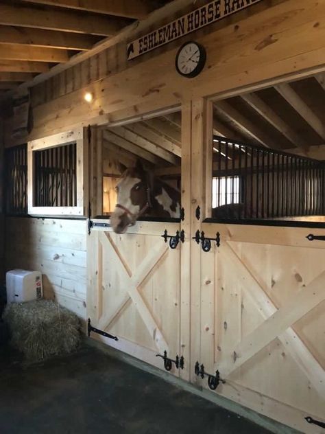 Horse Farm Layout, Stall Doors, Equine Barns, Barn Remodel, Barn Layout, Horse Farm Ideas, Diy Horse Barn, Horse Barn Ideas Stables, Barn Stalls