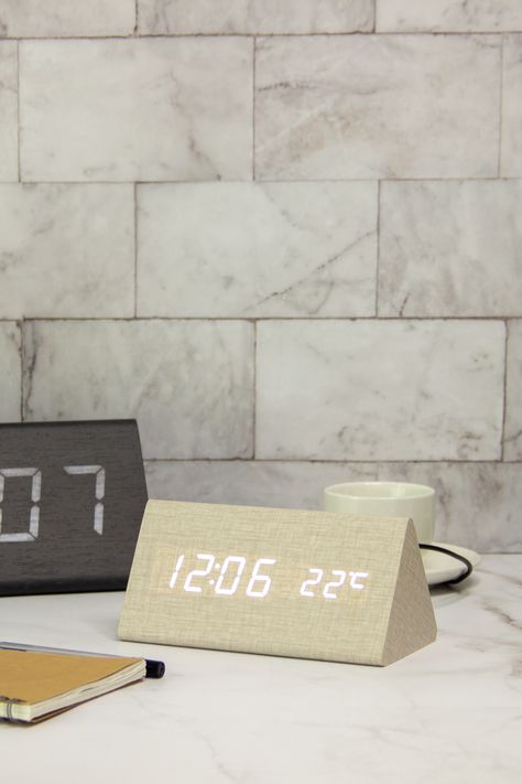 Minimalist Workspace, Digital Numbers, Digital Table Clock, Green Certificate, Digital Table, Wooden Clocks, Desktop Clock, Led Clock, Bedroom Color